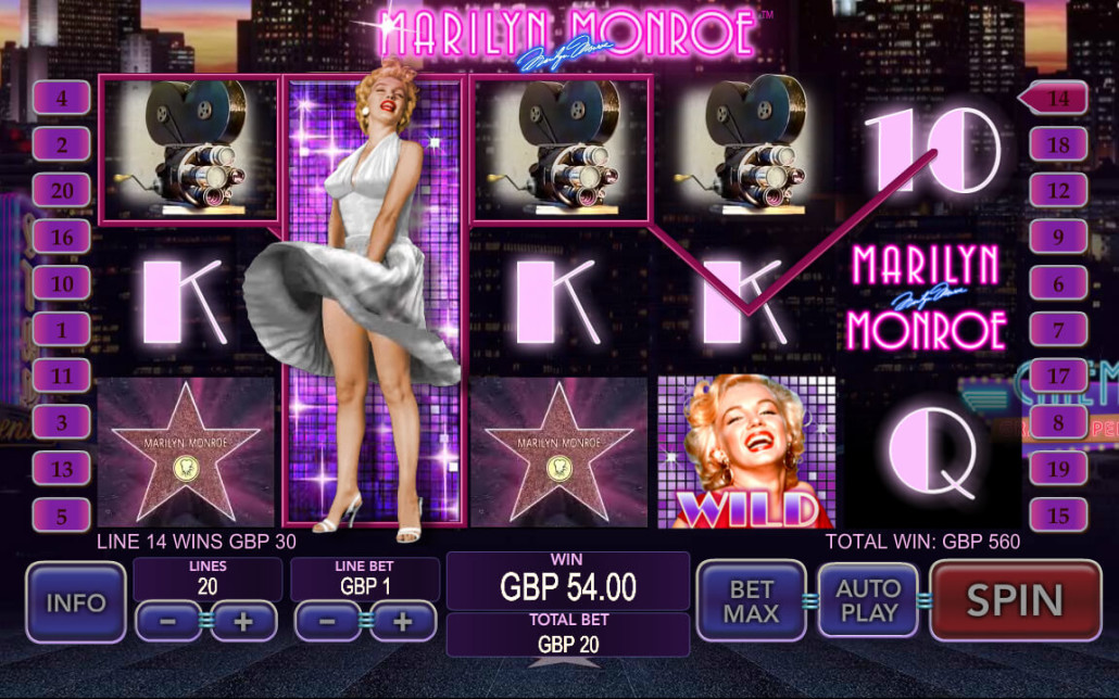 Sky3888 Marilyn_Main_slotgame