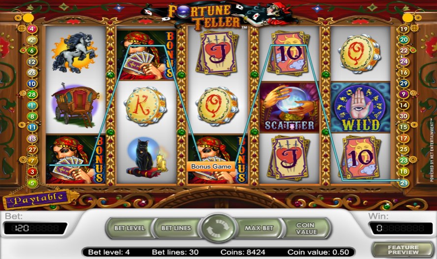 m.sky3888a Fortune Teller Slot Look into Your Destiny in crystal ball