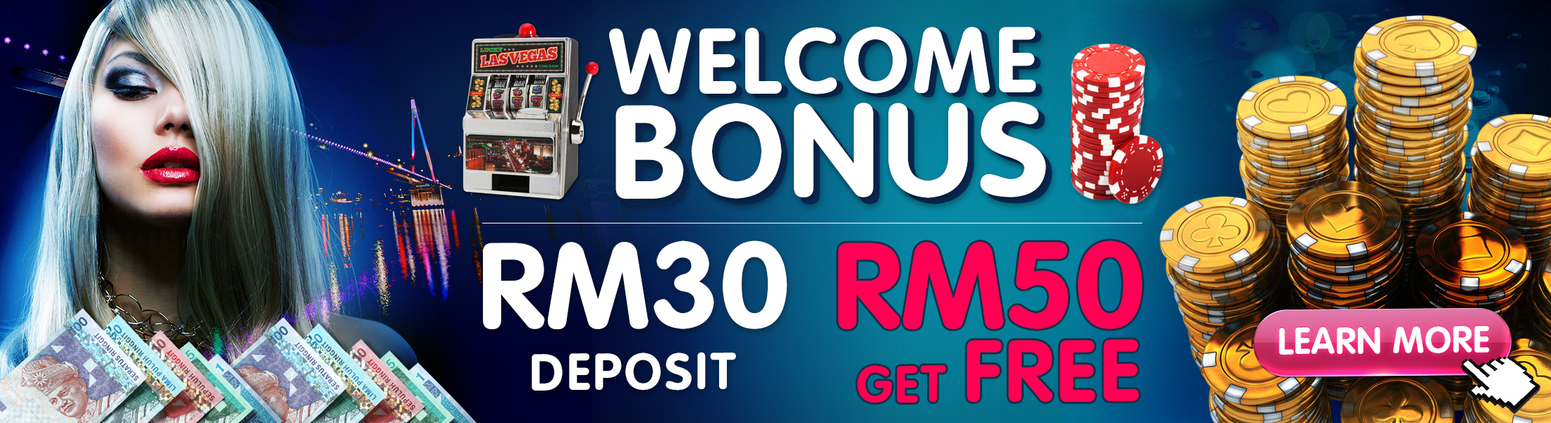 Deposit 30 Free 50 Promotion SKY3888 Top Up Bonus!