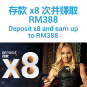 sky3888 Top Up Deposit Bonus x8 Up to RM388