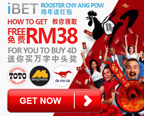 Teaching you Get iBET Free AngPow RM38 Rooster CNY