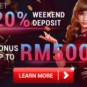 vSky3888 │ iBET Online Casino 20% Weekend Deposit Bonus