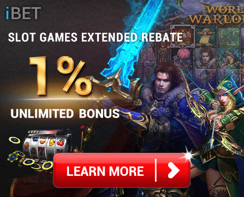 iBET Slot Games Rebate 1% Bonus - SKY3888 Casino